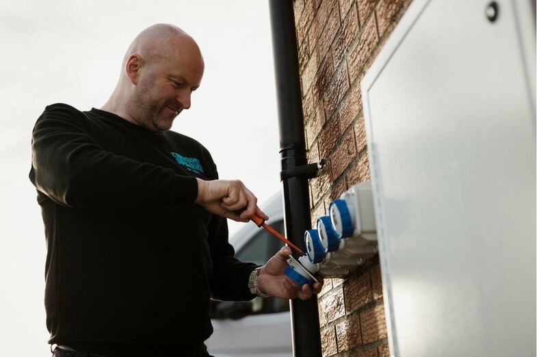 Outdoor weatherproof electrical installation for farms near York